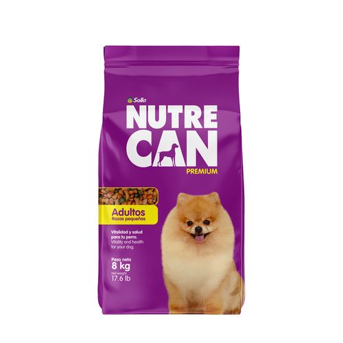 Nutrecan Adultos Raza Pequeña ext 8 kg