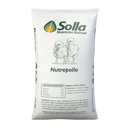 Nutrepollo Pigmento Pel 40 kg 3mm