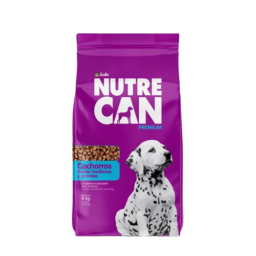Nutrecan Cachorros Raza Mediana y Grande Ext 8 kg
