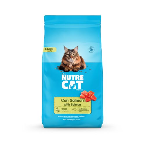 Nutrecat con Salmón Ext 8 kg