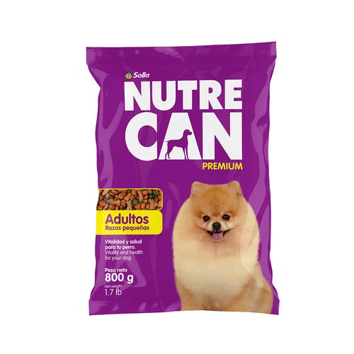 Nutrecan Adultos Raza Pequeña ext 800 g