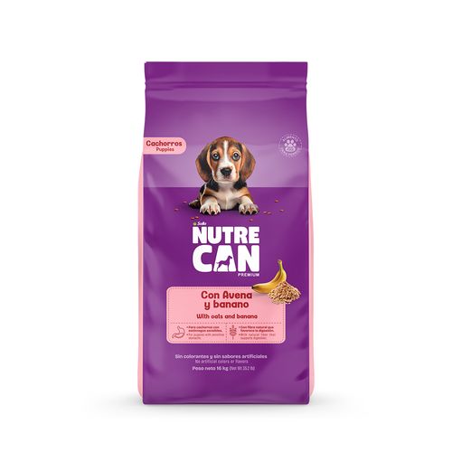 Nutrecan Avena y Banano 16 kg