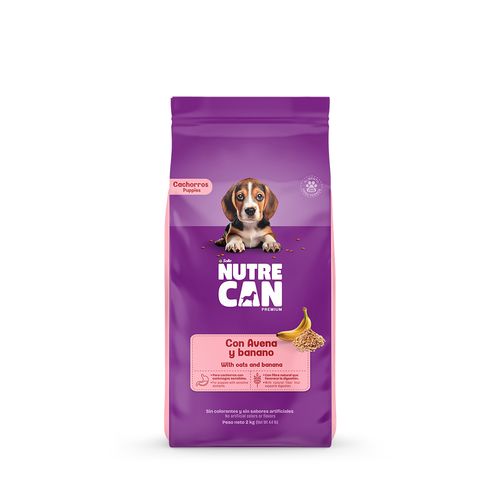 Nutrecan Avena y Banano 2 kg