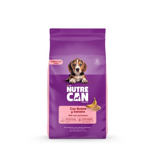 Nutrecan Avena y Banano 8 kg