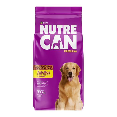 Nutrecan Adultos Raza Mediana y Grande Ext 25 kg