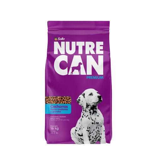 Nutrecan Cachorros Raza Mediana y Grande Ext 16 kg