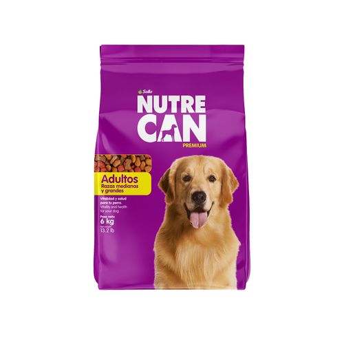 Nutrecan Adultos Raza Mediana y Grande Ext 6 kg