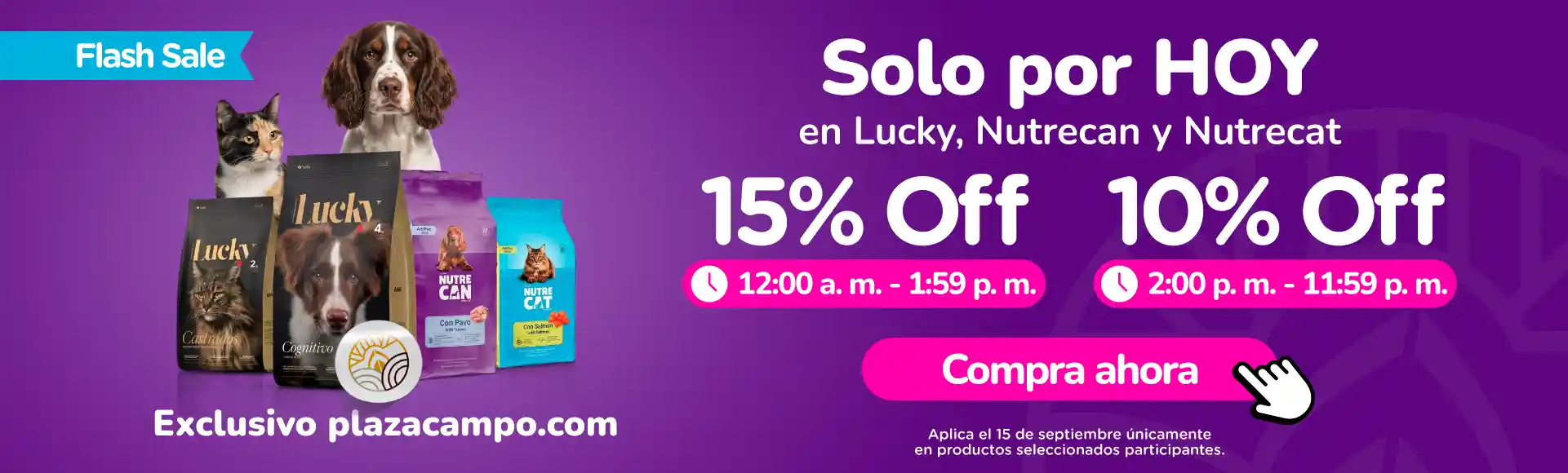 Flash Sale en Mascotas