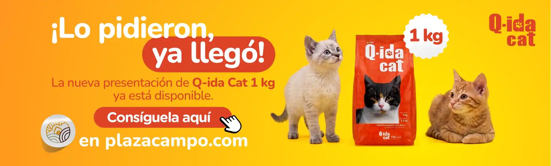 Nuevo Q-ida Cat 1 Kg